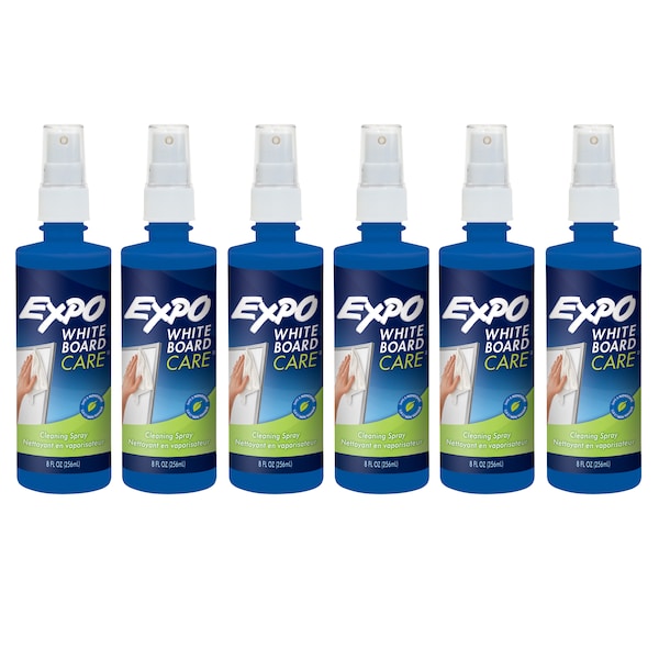 Expo White Board Cleaner, 8 oz. Bottle, PK6 81803